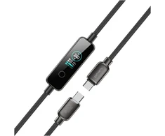 Kabelis 4smarts ScreenCord 240W USB-C/USB-C 1.2 m juodas
