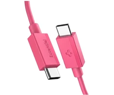 Kabelis Spigen Essential EB6015CC USB-C 60W 100 cm - rožinis