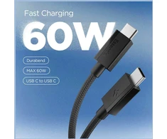 Kabelis Spigen Essential EB6015CC USB-C 60W 150 cm - juoda