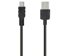 Oem Cable USB A to Mini USB (navi / camera) 1 m juodas