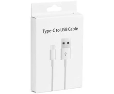 OEM kabelis USB A į C tipo 3.0 2A HD2 dėžutė 1 m baltas