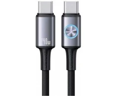 Kabelis USAMS Huan Series SJ751 240W USB-C į USB-C 1,2 m, tamsinti
