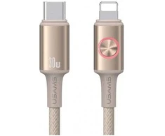 Kabelis USAMS Huan Series SJ753 30W USB-C į Lightning 1,2 m titaninis