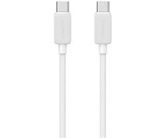 Kabelis USAMS KY Series US-SJ696 60W USB-C į USB-C 2m baltos spalvos