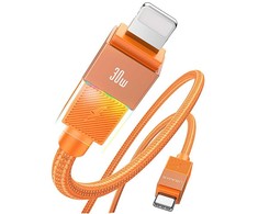 Kabelis USAMS SJ776 PD 30W USB-C/Lightning 1.2m tarnish