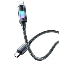 Kabelis USAMS TC Series SJ749 30W USB-C į Lightning 1,2 m, tamsinti