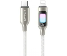 Kabelis USAMS TC Series SJ749 30W USB-C į Lightning 1,2 m titaninis