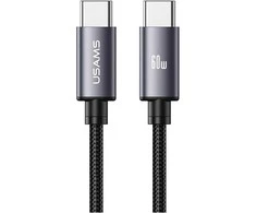 Kabelis USAMS U91 60W USB-C į USB-C 1m, tamsinimui
