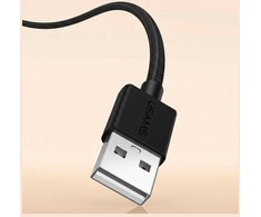 Kabelis USAMS U92 18W USB-C to USB-A 1.2m juodos spalvos