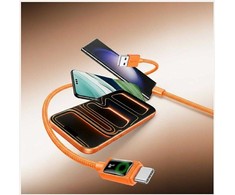Kabelis USAMS U92 18W USB-C į USB-A 1.2m oranžinės spalvos