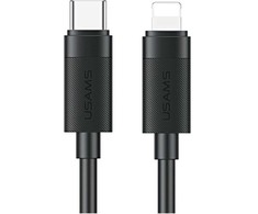 Kabelis USAMS U94 30W USB-C į Lightning 1m juodos spalvos