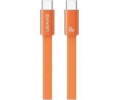 Kabelis USAMS U96 60W USB-C to USB-C 1.2m oranžinės spalvos