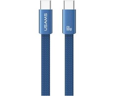 Kabelis USAMS U96 60W USB-C to USB-C 1.2m mėlynas