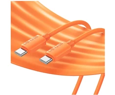 Kabelis USAMS U98 30W 3A Silicone Fast Charging USB-C į Lightning baltas