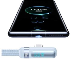 Kabelis USAMS US-SJ651 USB-A/USB-C violetinės spalvos