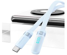 Kabelis USAMS US-SJ653 PD 100W USB-C/USB-C baltos spalvos