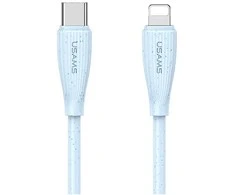 Kabelis USAMS Žalias Series SJ717 30W USB-C į Lightning 1m mėlynos spalvos