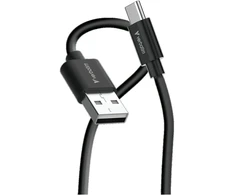 Kable Verbatim Sync &amp; Charge USC-C do A essentials 18W juoda / balta 2vnt.. 32393