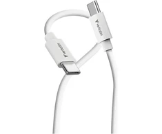 Kable Verbatim Sync &amp; Charge USC-C do C essentials 3 m 100W balta 32409