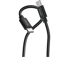 Kable Verbatim Sync &amp; Charge USC-C do C essentials 60W juoda / balta 2vnt.. 32391