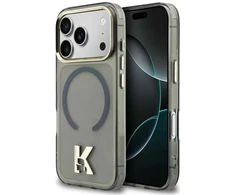 Dėklas Karl Lagerfeld IML K Head Logo MagSafe Case for iPhone 17 Pro Max - Juodas