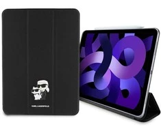 Karl Lagerfeld KLFC11RM24SAKCK Apple iPad Air 11" 2024 Book Cover juodos spalvos Saffiano Magnetic Karl &amp;Choupette