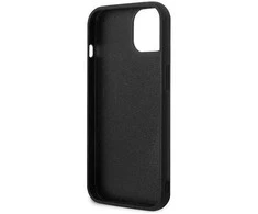 Karl Lagerfeld KLHCP13M3DKPK Apple iPhone 13/ 14 / 15 6,1″ juodos spalvos kietas dėklas Ikonik Patch