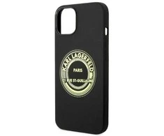 Apple iPhone 14 plus Karl Lagerfeld dėklas Silicone RSG (KLHCP14MSRSGRCK) juodos spalvos