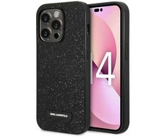 Karl Lagerfeld telefono dėklas iPhone 14 Pro Max, juodas