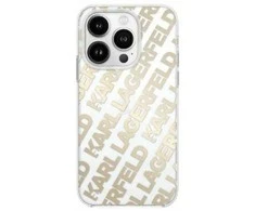 Apple iPhone 15 Pro Karl Lagerfeld dėklas IML Fullover Logo (KLHCP15LHKFOEMD) aukso spalvos