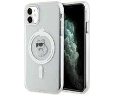 Apple iPhone 11 Karl Lagerfeld dėklas IML Choupette MagSafe (KLHMN61HFCCNOT) skaidrus