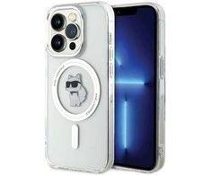 Apple iPhone 14 Pro Karl Lagerfeld dėklas IML Choupette MagSafe (KLHMP14LHFCCNOT) skaidrus