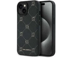 Apple iPhone 15 Plus Karl Lagerfeld Karl Head MagSafe (KLHMP15MPGKHPHK) dėklas telefonui juodos spalvos
