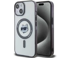 Karl Lagerfeld IML Choupette Head MagSafe dėklas – Apple iPhone 15 / 14 / 13 dėklas, skaidrus
