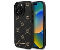 Karl Lagerfeld Magsafe Karl Head Apple iPhone 16 Pro Max - dėklas telefonui juodos spalvos