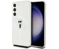 Samsung Galaxy S24 Plus Karl Lagerfeld dėklas IML Ikonik MagSafe (KLHMS24MHFCKNOT) skaidrus