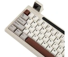 Klaviatūra Epomaker RT65 (Balta/Pilka)