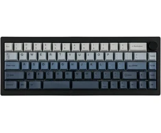 Klaviatūra mechaninė Epomaker Split 65 Switch juoda-flamingi/juodas-flamingo