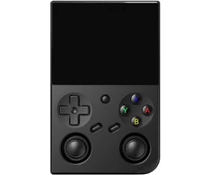 „Anbernic RG35XX Pro“ nešiojama žaidimų konsolė su 64 GB SD kortele, juoda