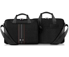 Krepšys nešiojamam kompiuteriui BMW BMCB15COMPVSKR 16" juodos spalvos Nylon Raudona Stripe