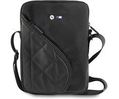 BMW Carbon Pockets &amp; Metal Logo 10" Planšetė Bag - Juodas