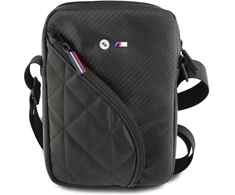 BMW Carbon Pockets &amp; Metal Logo 8" Planšetė Bag - Juodas