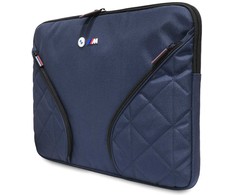 Bag BMW Nylon Pockets & Metal Logo Sleeve 16″ navy