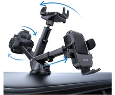 Laikiklis automobilinis na kokpit USAMS One-touch juoda