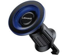 Automobilinis laikiklis USAMS ZJ081 magnetinis į oro groteles mėlynos spalvos