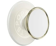 Laikiklis ir stovas telefonui „Popsockets Round Luxe Coconut Creme Enamel MagSafe“ smėlio spalvos 8