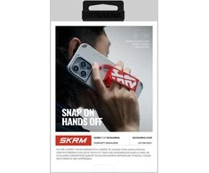 Magnetic handle Skinarma Arch XE Phaze Smart Grip-Stand oranžinės spalvos