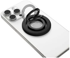 Spigen Nano Pop MagSafe telefono laikiklis, juodas sezamas
