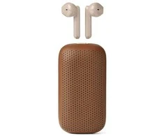 „Lexon Speakerbuds“ belaidės ausinės su „Bluetooth“ garsiakalbiu, camel LA127C