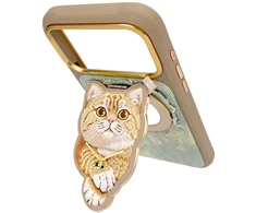 NIMMY magnetic hanger DENIM FASHION GINGER CAT ruda
